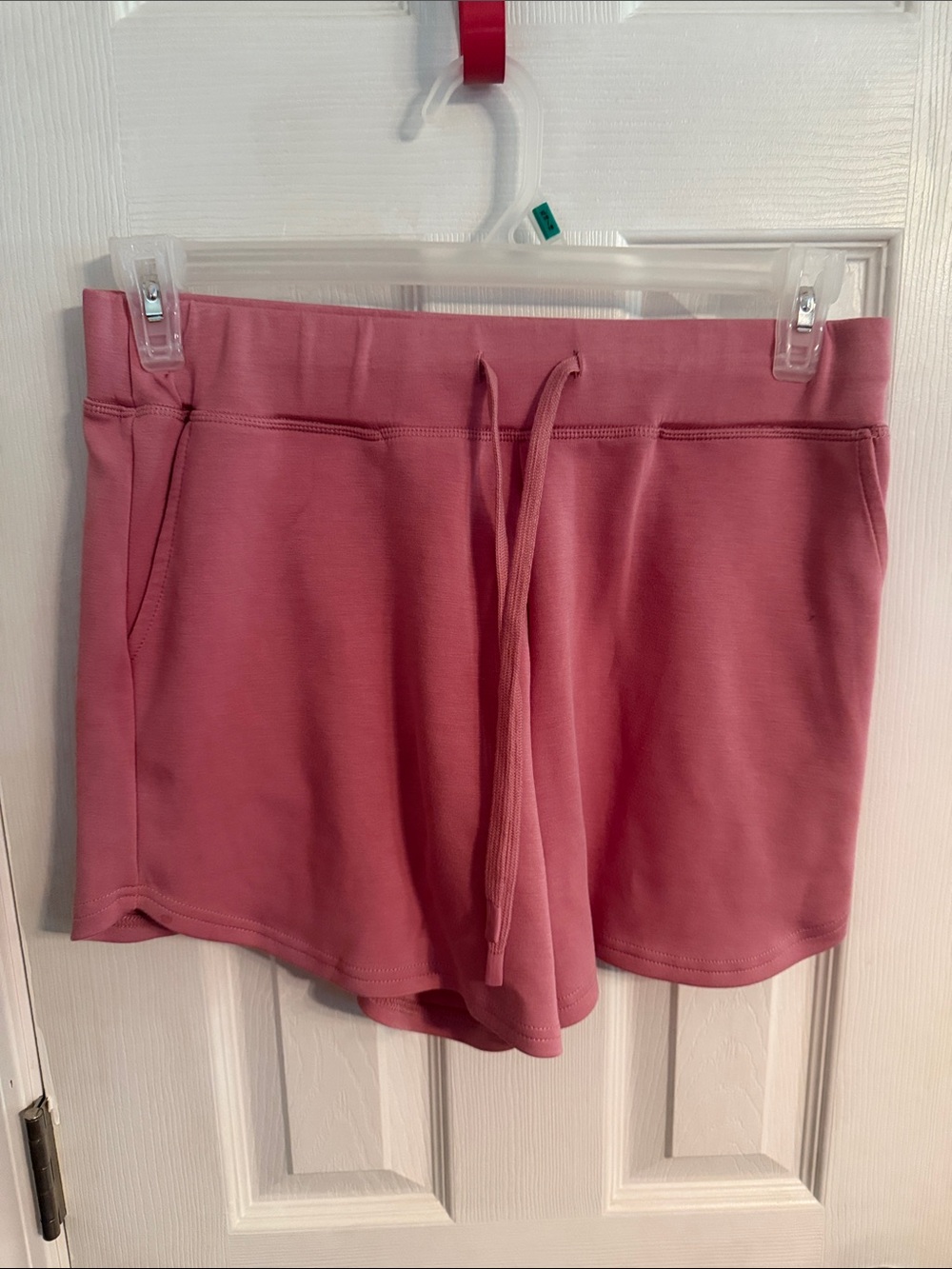 Like new!  Jessica Simpson Women’s Rise Pink Drawstring Lounge Shorts